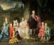 Johann Zoffany Grand Duke Pietro Leopoldo of Tuscany with his Family oil painting on canvas